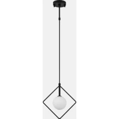 Skånska Möbelhuset Geometri Taklampa 11095 - Svart/vit