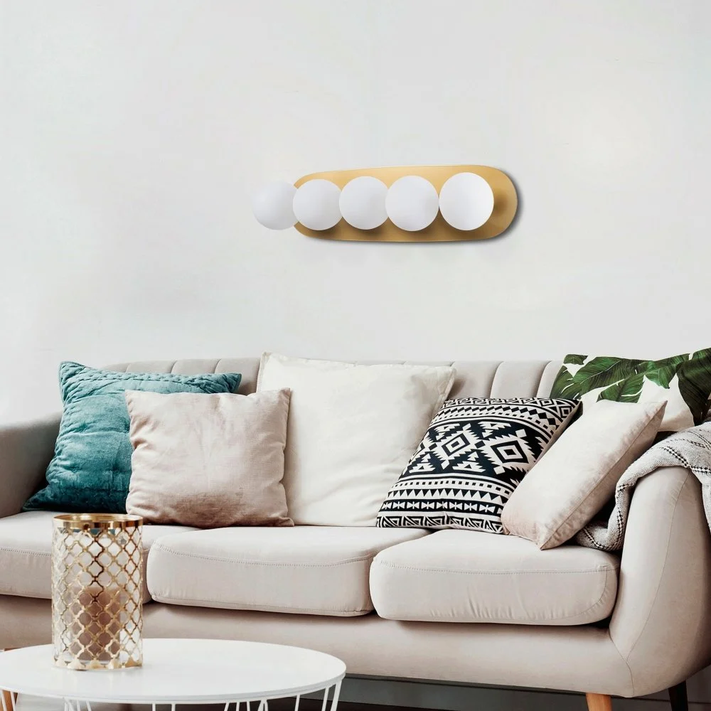 Skånska Möbelhuset Well Vägglampa 11731 - Guld - Bild 3