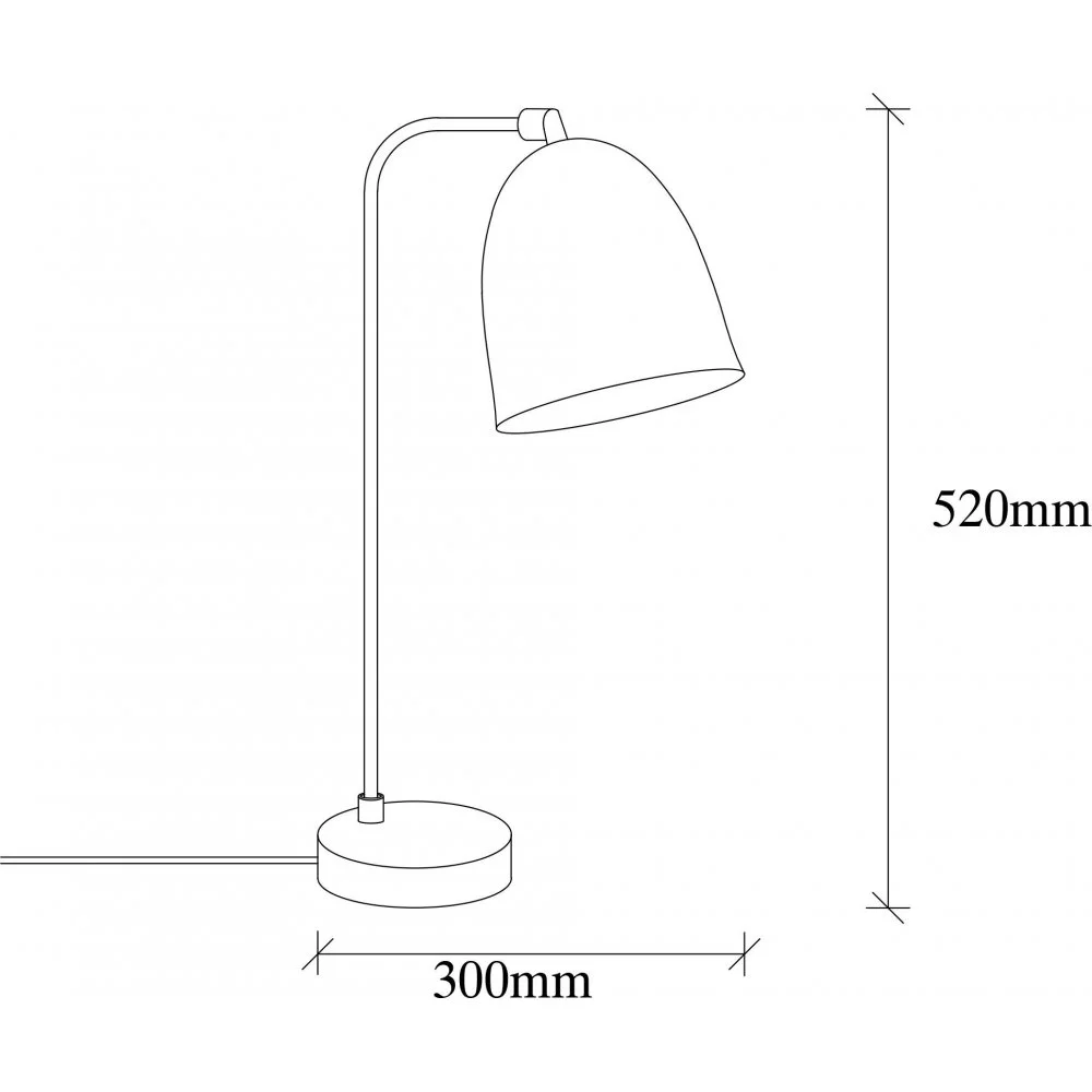 Skånska Möbelhuset Tattoo Bordslampa - Vit - Bild 6
