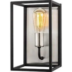 Skånska Möbelhuset Kavat Vägglampa 5561 - Nickel/svart