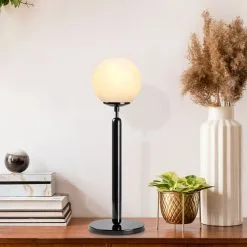 Skånska Möbelhuset King Bordslampa Opal - Svart