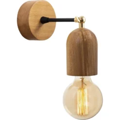 Skånska Möbelhuset Dash Vägglampa N-934 - Trä