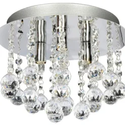 Markslöjd Aries Taklampa 3 - Krom/Kristall