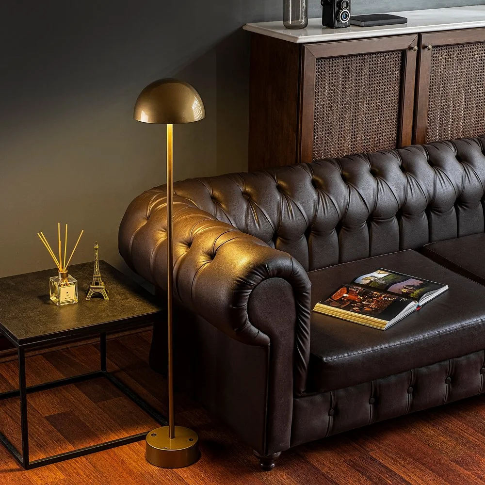 Skånska Möbelhuset Seppo Golvlampa - Guld - Bild 2