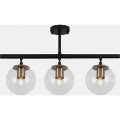 Skånska Möbelhuset Atlas Taklampa 10275 - Svart/antik