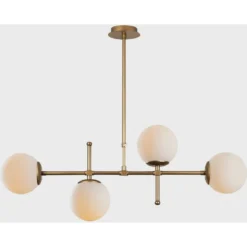 Skånska Möbelhuset Mudoni Taklampa 951-1 - Guld/vit