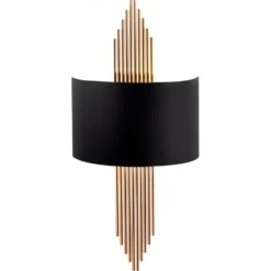 Skånska Möbelhuset Harmonic Curve Vägglampa - Svart/koppar