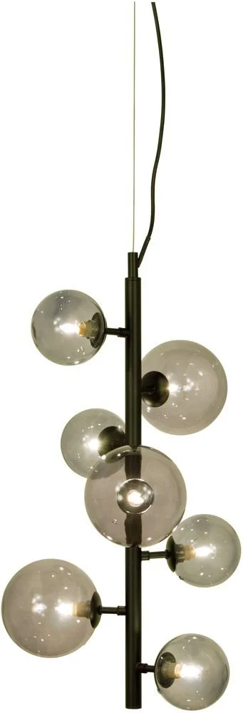 Aneta Lightning Taklampa Molekyl - Svart/rökgrå