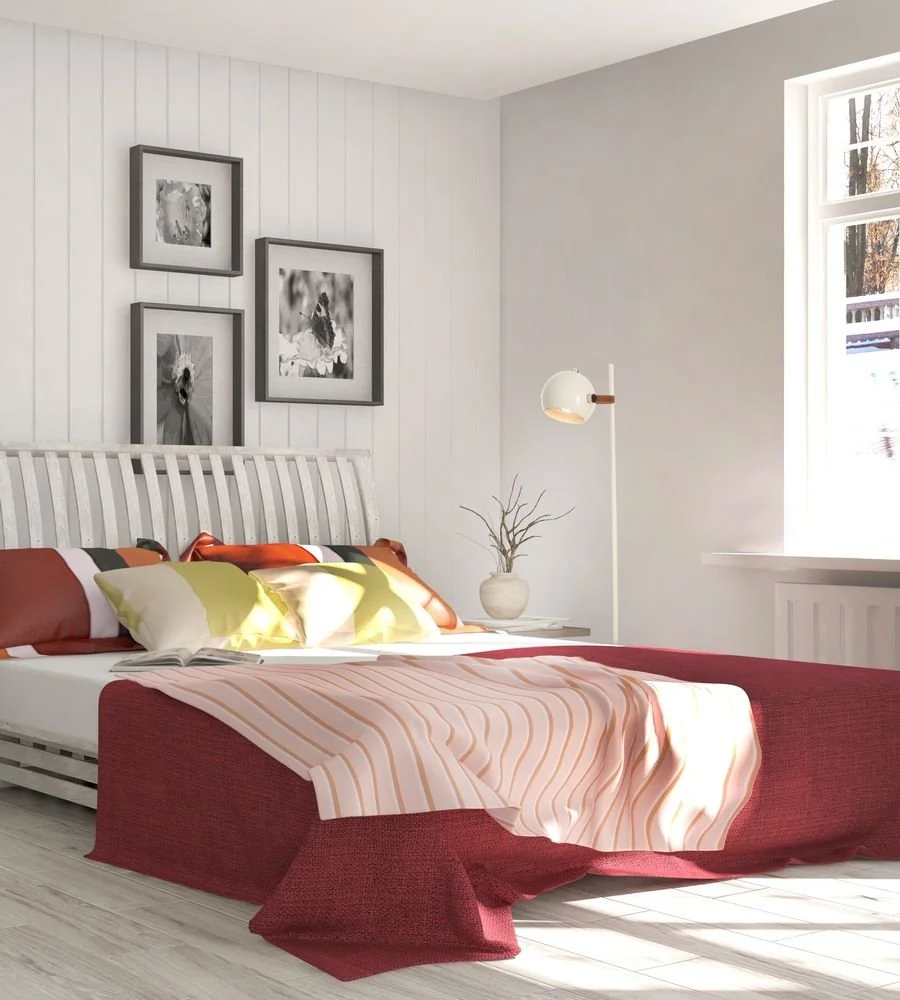 Aneta Lightning Golvlampa Bow - Vit/brun/silver - Bild 2