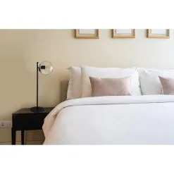 Skånska Möbelhuset Fas Bordslampa Klar - Svart