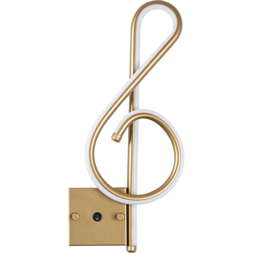 Skånska Möbelhuset Gurra Vägglampa - Guld