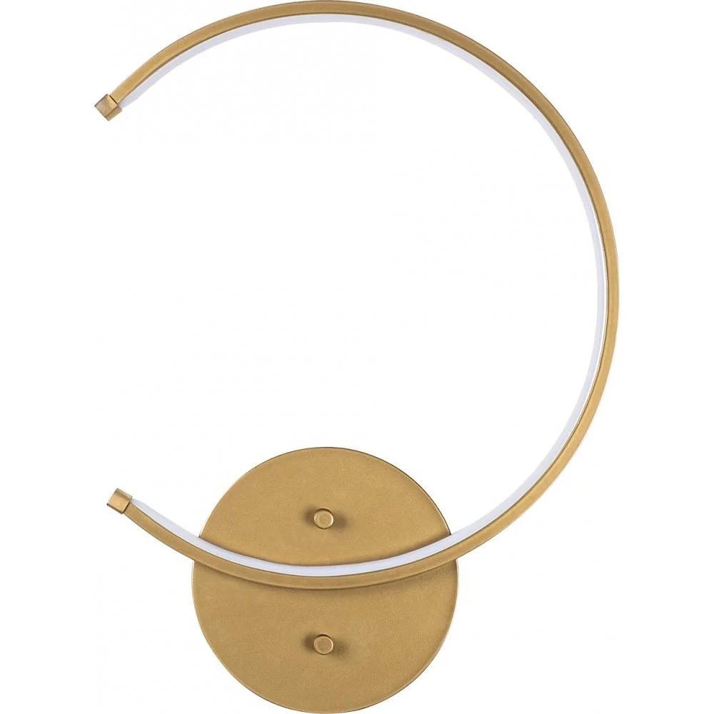 Skånska Möbelhuset Luno Vägglampa - Guld