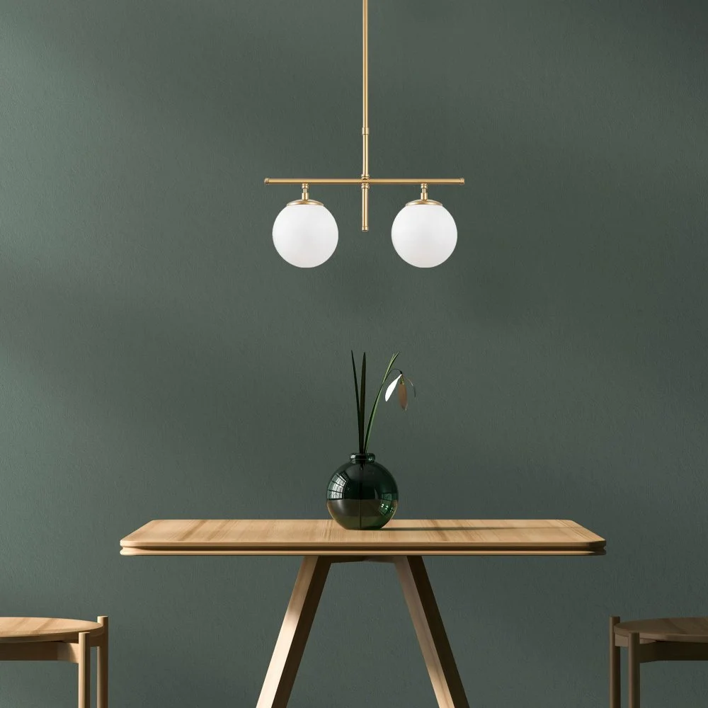 Skånska Möbelhuset Rosy Taklampa 10765 - Guld/vit - Bild 2