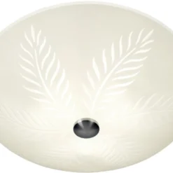 Aneta Lightning Plafond Palmblad - Vit/stål