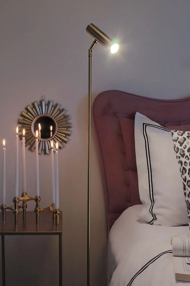 Aneta Lightning Golvlampa Artic - Matt Mässing - Bild 2