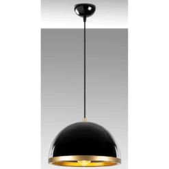 Skånska Möbelhuset Fender Taklampa 11536 - Svart/guld