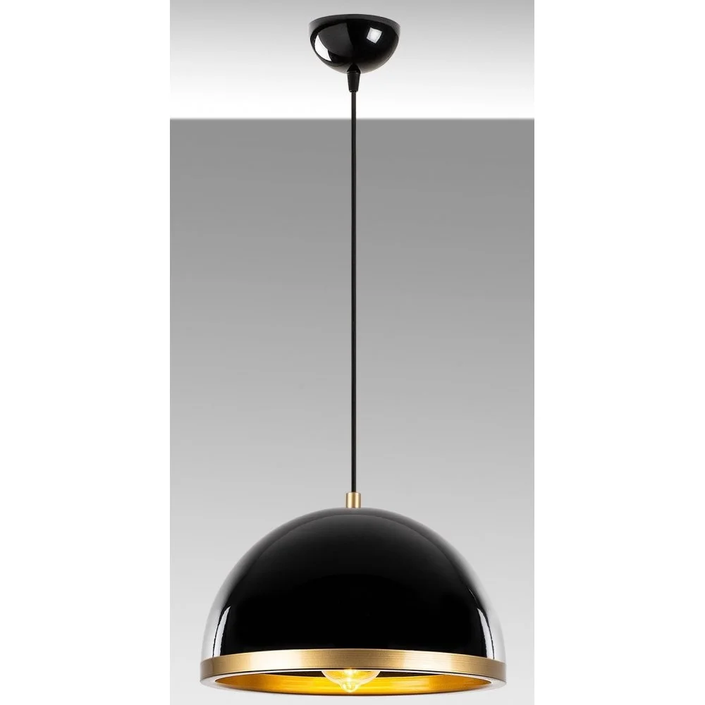 Skånska Möbelhuset Fender Taklampa 11536 - Svart/guld