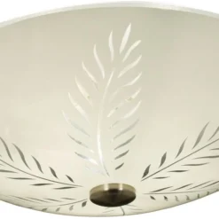 Aneta Lightning Plafond Palmblad - Vit/stål