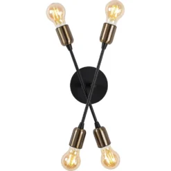 Skånska Möbelhuset Flärd Vägglampa 3401 - Svart