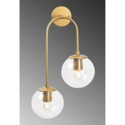 Skånska Möbelhuset Klenod Vägglampa 10580 - Guld