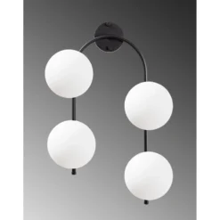 Skånska Möbelhuset Klenod Vägglampa 10595 - Svart/vit