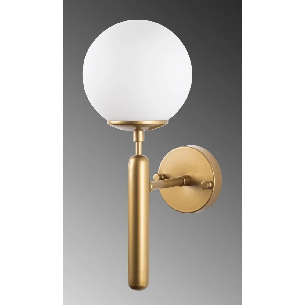 Skånska Möbelhuset King Vägglampa 11458 - Guld/vit