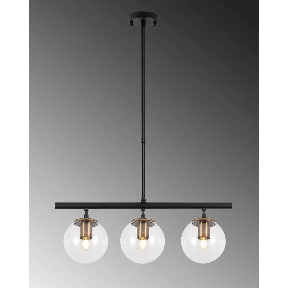 Skånska Möbelhuset Atlas Taklampa 10276 - Svart/antik - Bild 3