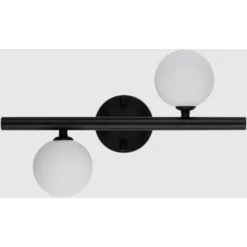 Skånska Möbelhuset Domino Vägglampa 11038 - Svart/vit