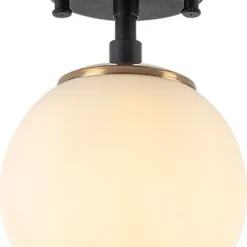 Skånska Möbelhuset Atlas Taklampa 10210 - Svart/antik/vit