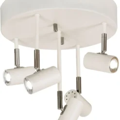 Aneta Lightning Spotlight Gusto - Vit/krom