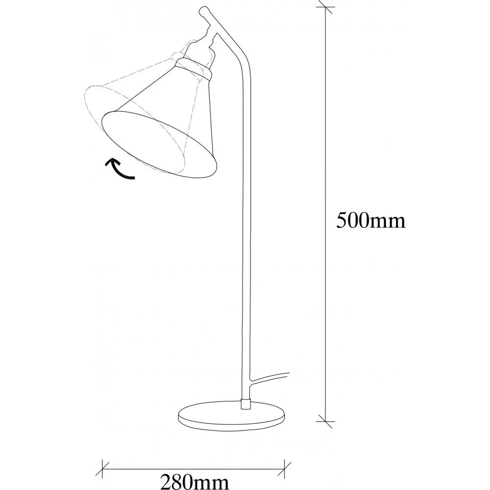 Skånska Möbelhuset Sivani Bordslampa 2 - Vit - Bild 6