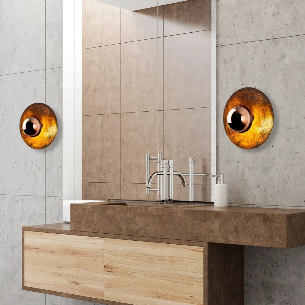 Skånska Möbelhuset Kurt Vägglampa Ø38 Cm - Koppar - Bild 5