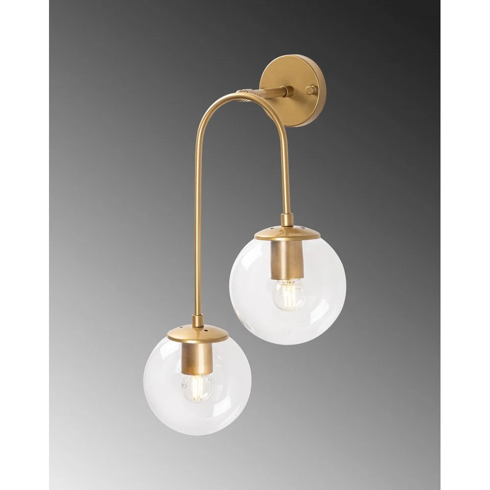 Skånska Möbelhuset Klenod Vägglampa 10580 - Guld - Bild 4