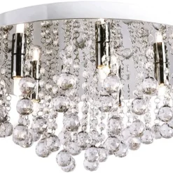 Aneta Lightning Plafond Madelene - Krom/klar