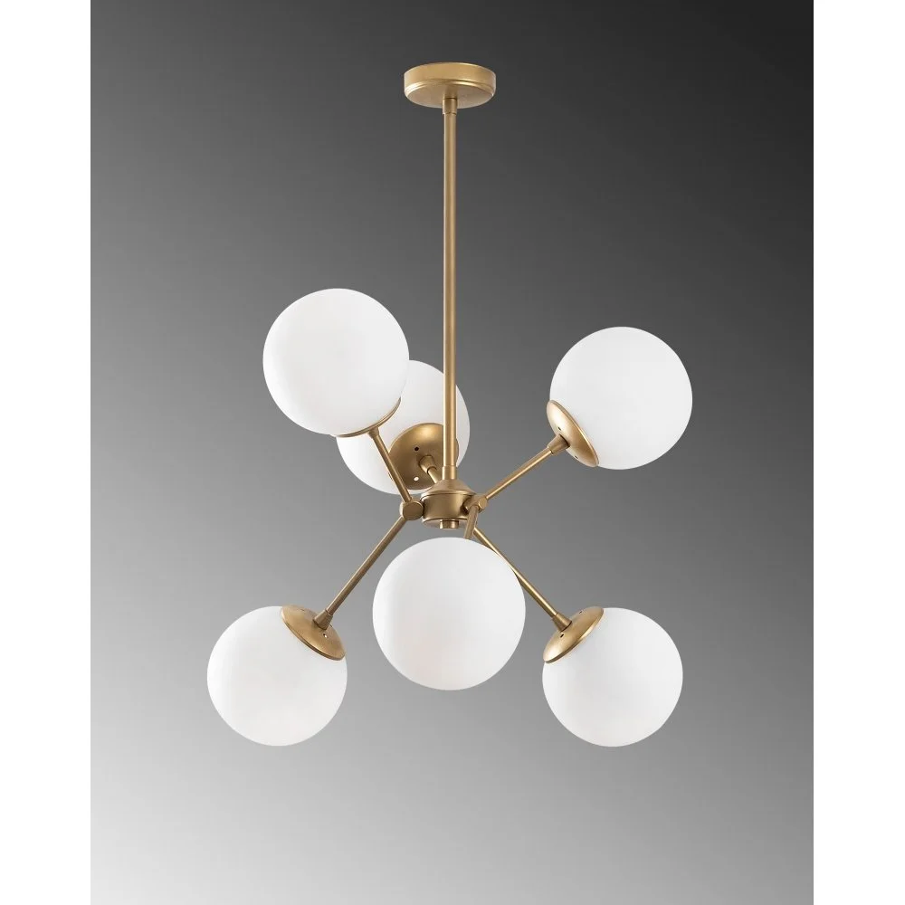 Skånska Möbelhuset Gondol Taklampa 1121 - Guld/vit - Bild 3