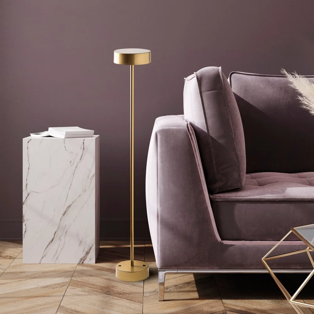 Skånska Möbelhuset Kay Golvlampa - Guld - Bild 3