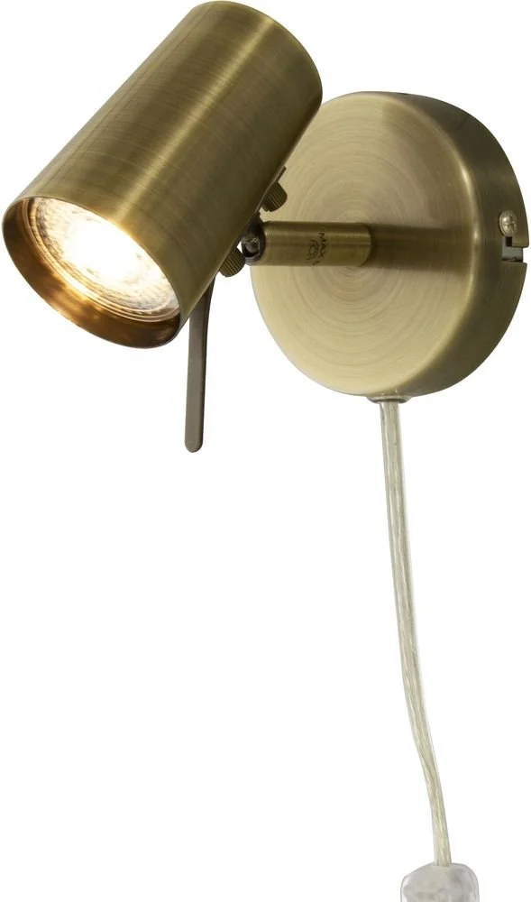 Aneta Lightning Väggspotlight Pilot - Antik