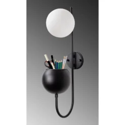 Skånska Möbelhuset Potter Vägglampa 11475 - Svart/vit