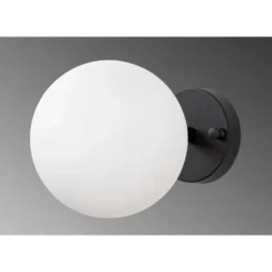 Skånska Möbelhuset Atlas Vägglampa 10230 - Svart/vit