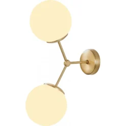 Skånska Möbelhuset Damar Vägglampa 6341 - Gul/vit