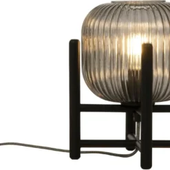 Aneta Lightning Bordslampa Vinda - Svart/rökgrå