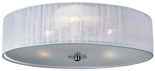 Markslöjd Byske Taklampa - Vit/Frostat Glas