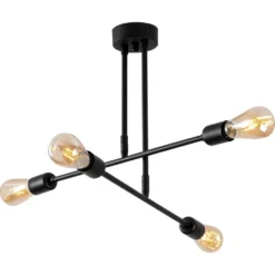 Skånska Möbelhuset Pella Taklampa 4 - Svart