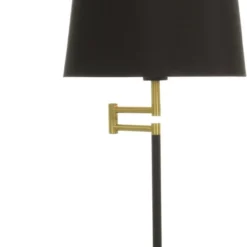 Aneta Lightning Bordslampa Birka - Svart/matt Mässing