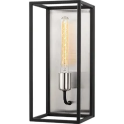 Skånska Möbelhuset Kavat Vägglampa 5571 - Nickel/svart