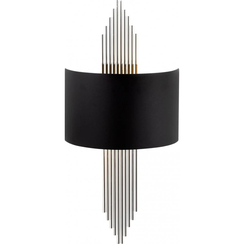 Skånska Möbelhuset Harmonic Curve Vägglampa - Svart/silver