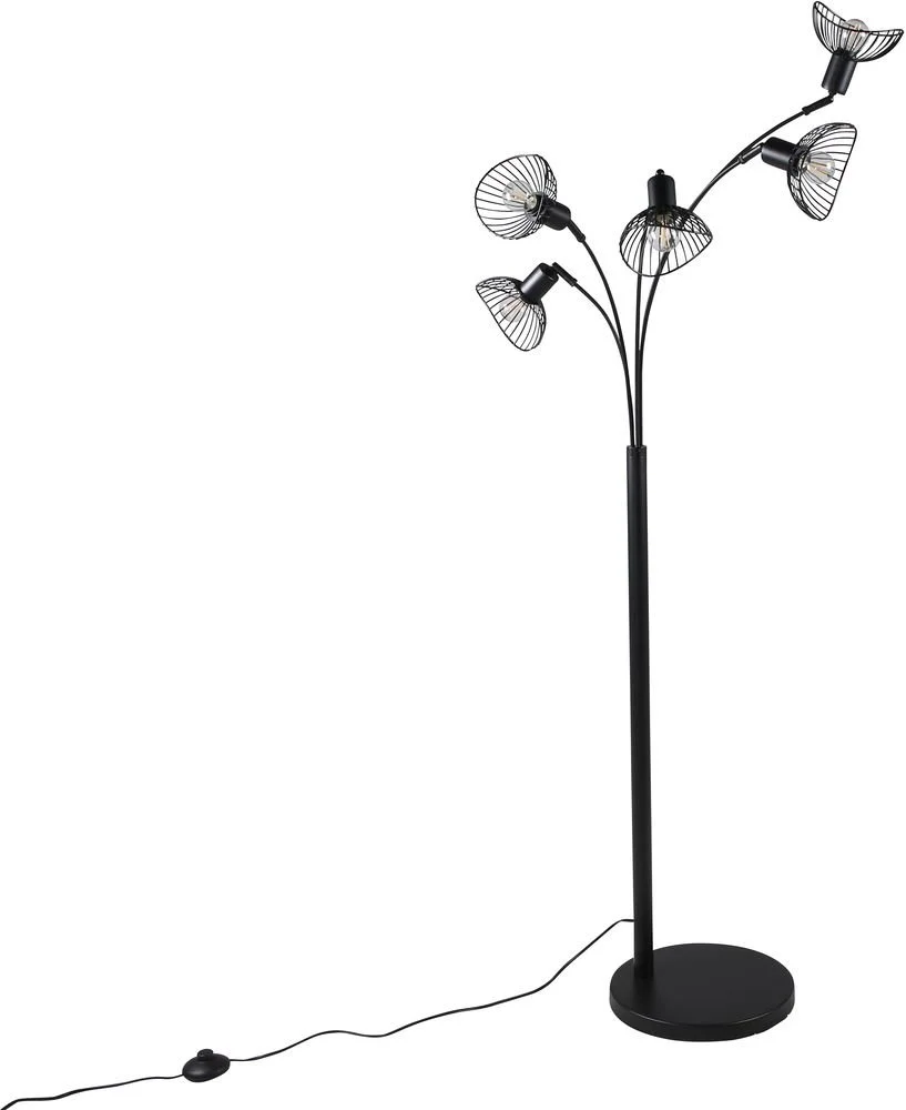 Skånska Möbelhuset Nätthult Golvlampa 5 - Svart