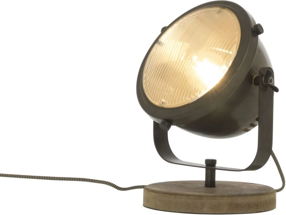 Aneta Lightning Bords-/vägglampa Alaska - Järngrå/trä