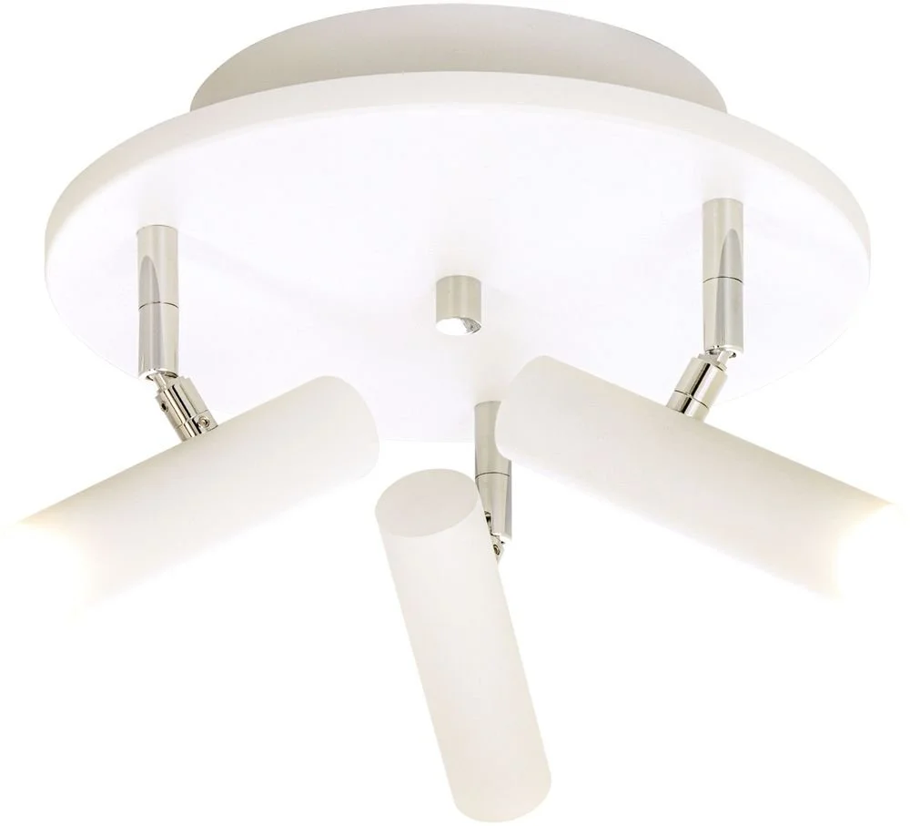 Aneta Lightning Spotlight Artic - Vit/krom