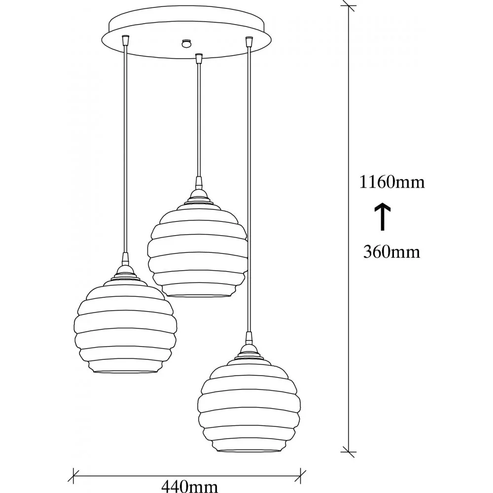 Skånska Möbelhuset Gullvi Taklampa 11 - Guld/svart - Bild 4